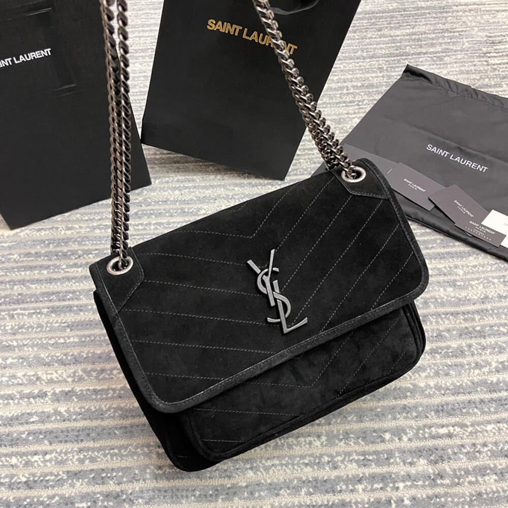 SAINT LAURENT NIKI MEDIUM IN SUEDE