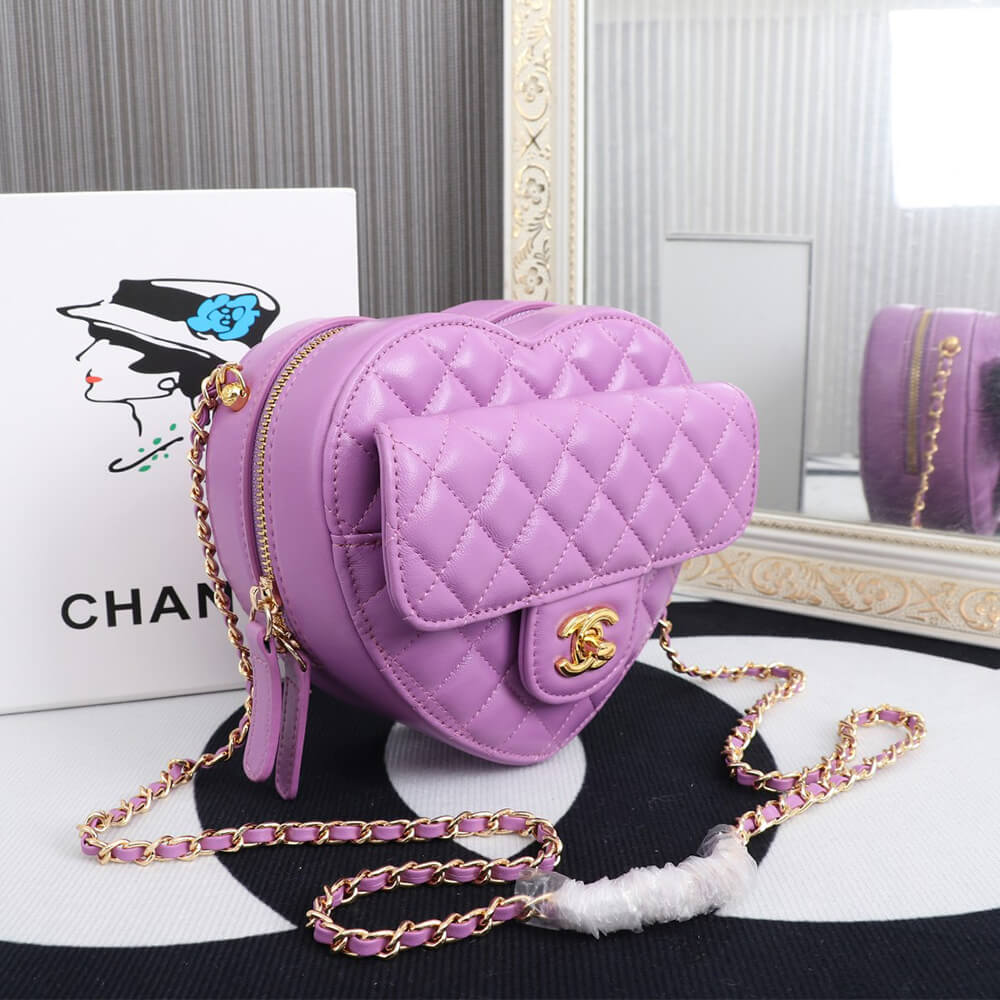 Chanel 22s Heart Bag