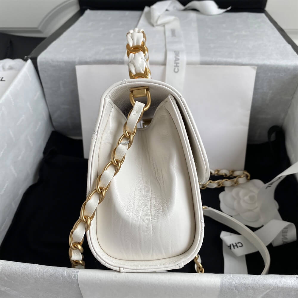 CHANEL Mini Flap Bag with Top Handle