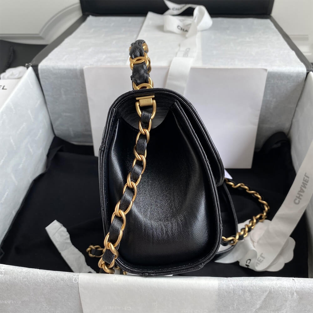 CHANEL Mini Flap Bag with Top Handle