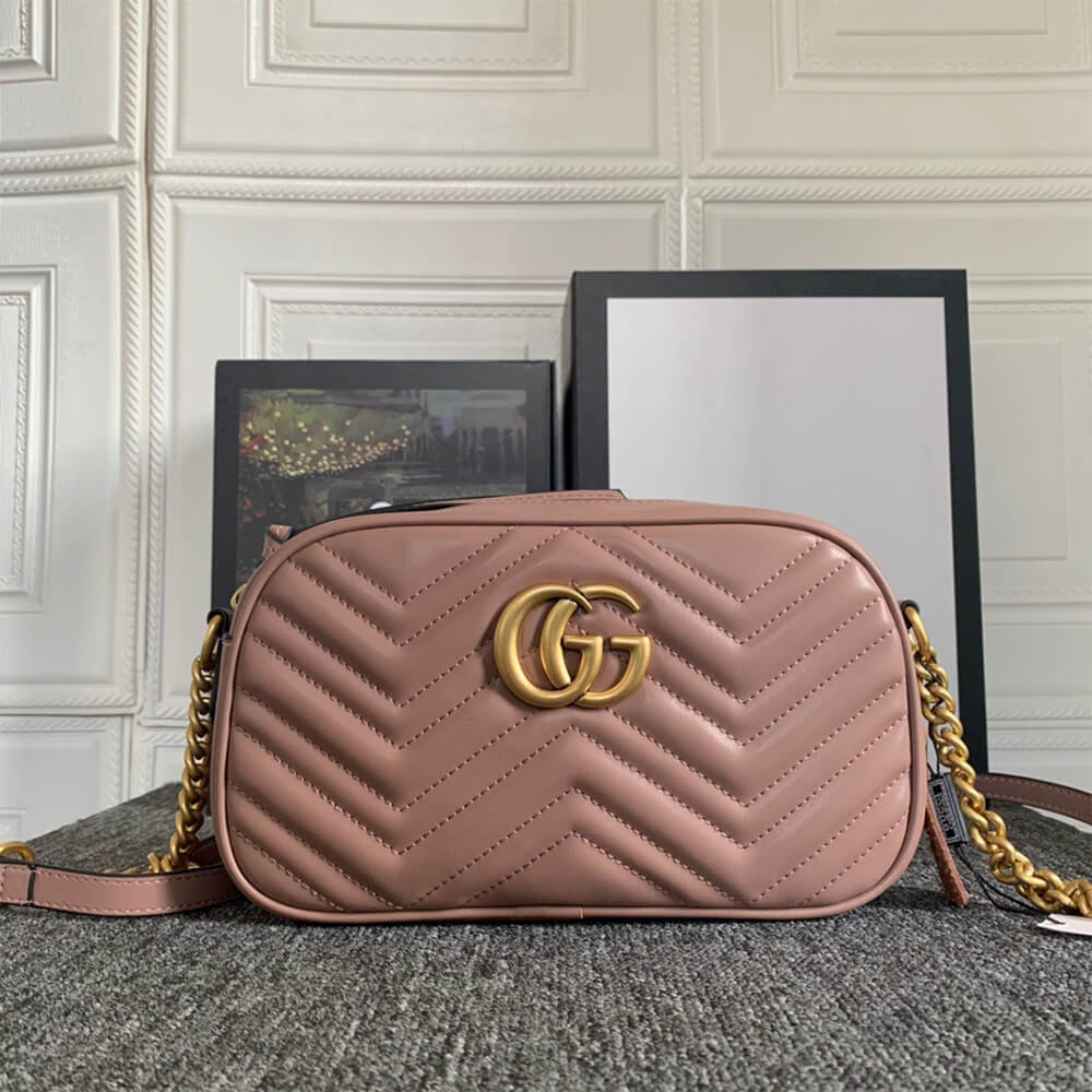 GG Marmont small matelasse shoulder bag