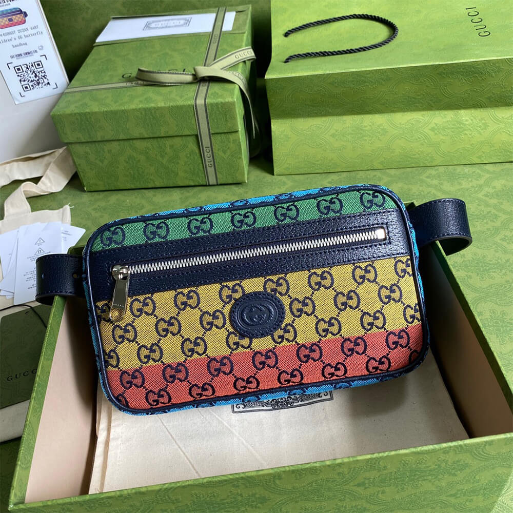 GG Multicolour belt bag