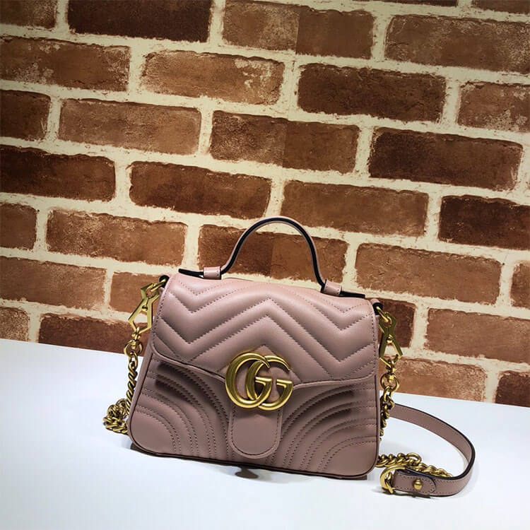 Gucci GG Marmont Mini Top Handle Bag