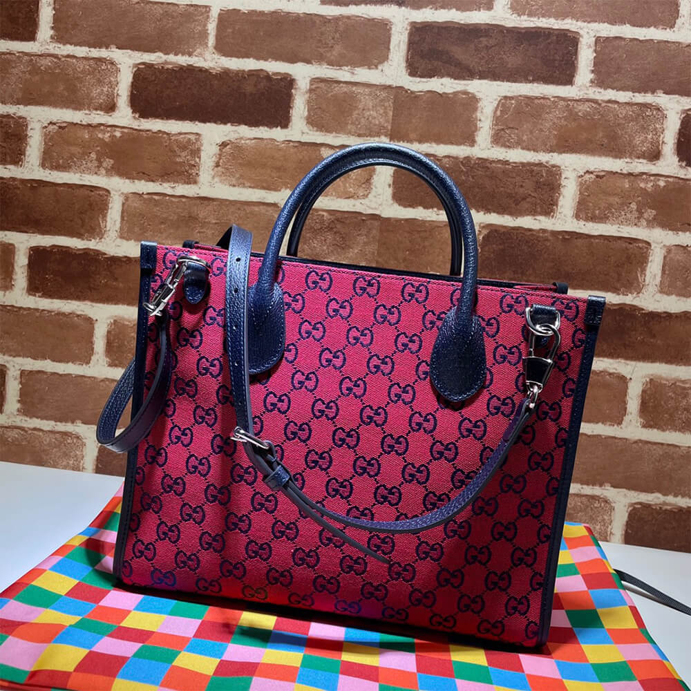 GG Multicolour small tote bag