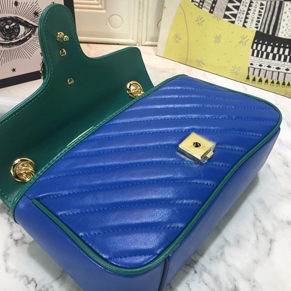 GG Marmont small matelasse shoulder bag