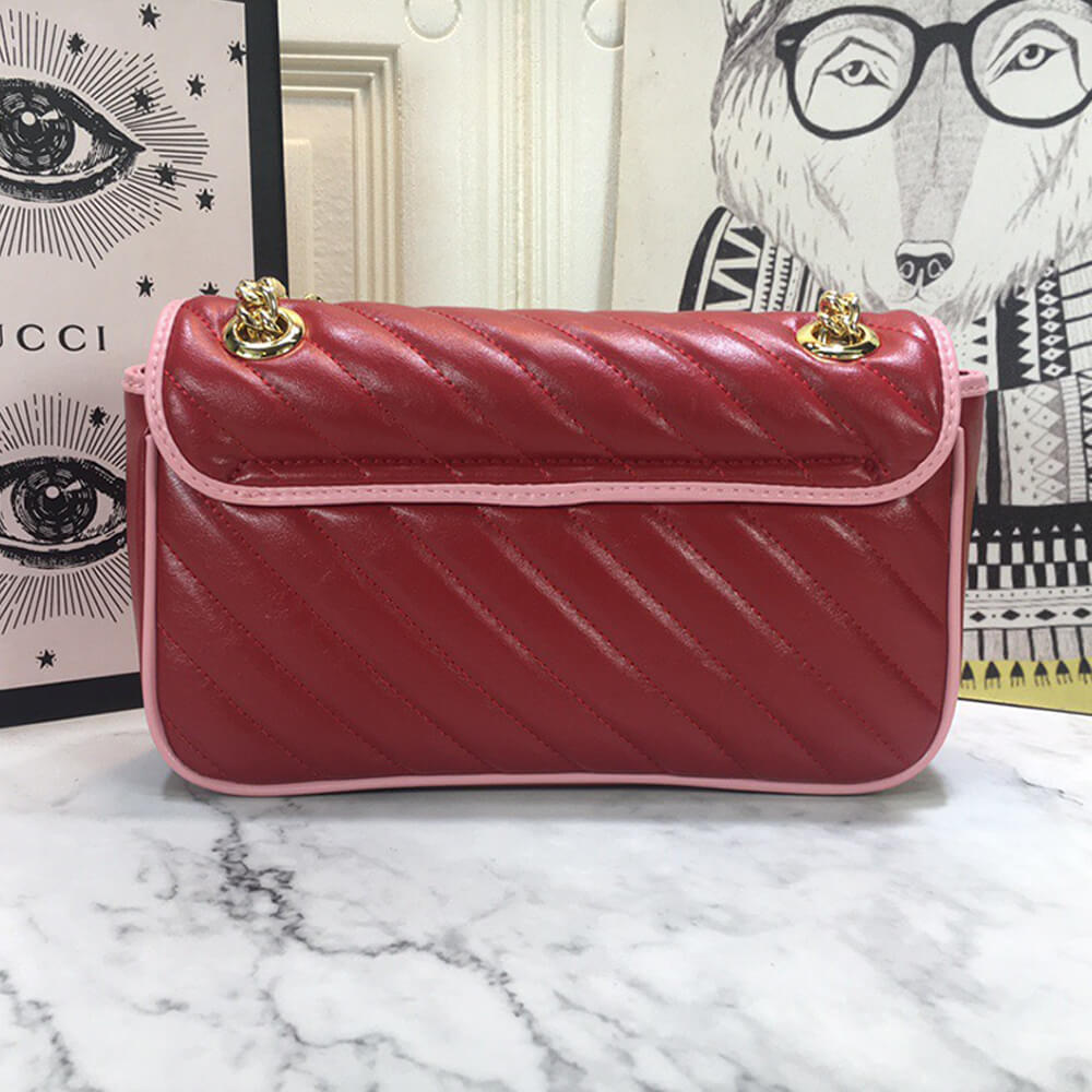 GG Marmont small matelasse shoulder bag