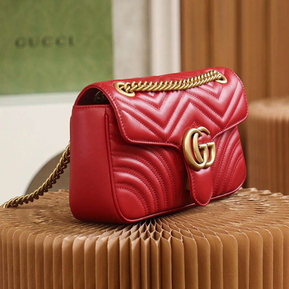 GG Marmont small matelasse shoulder bag