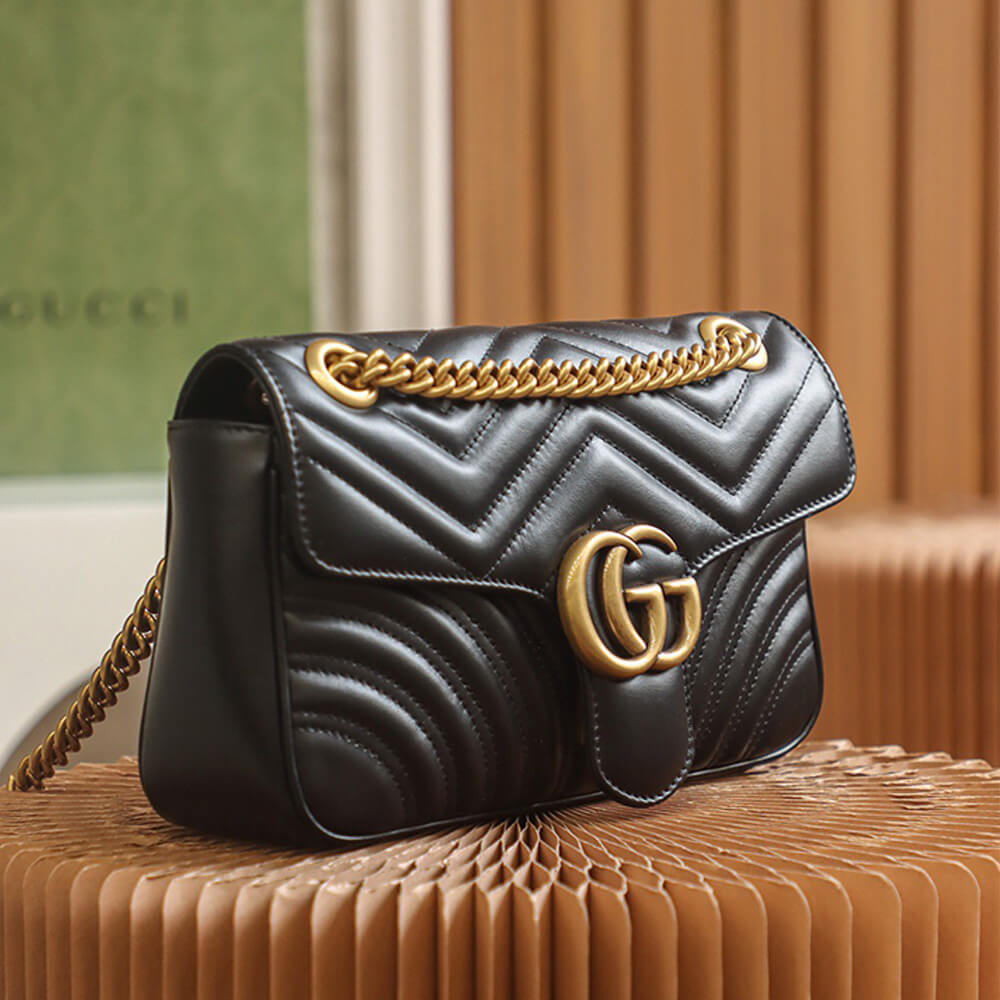 GG Marmont small matelasse shoulder bag