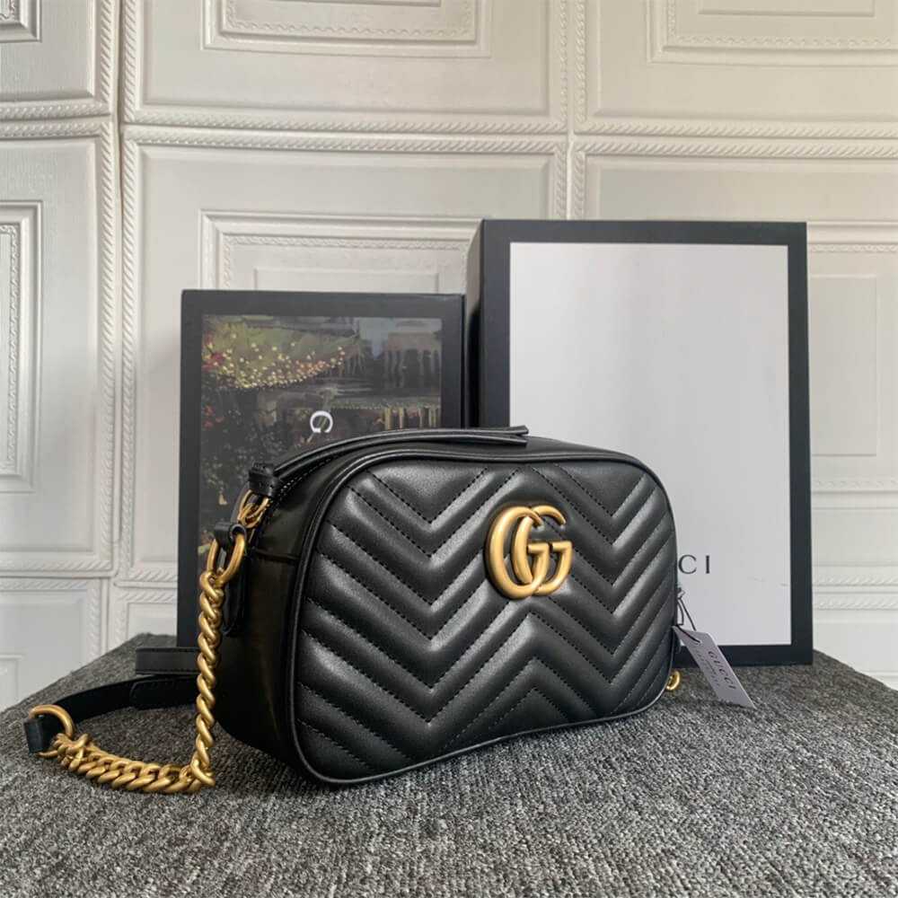 GG Marmont small matelasse shoulder bag