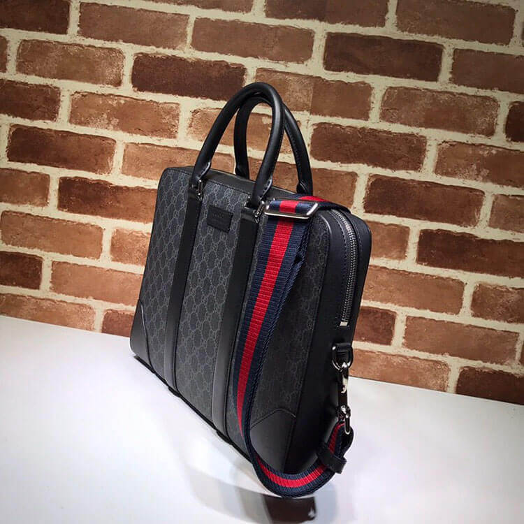 Gucci GG Black Briefcase